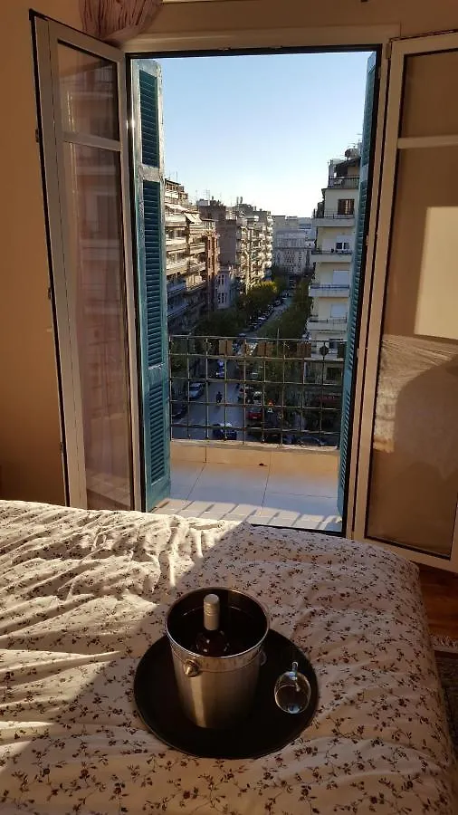 Elegant Top-Floor Apartment With Skyline City View Salonicco Grecia